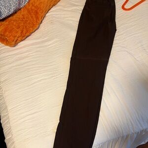 Women’s dark brown Dress Pants - Classic Straight Fit